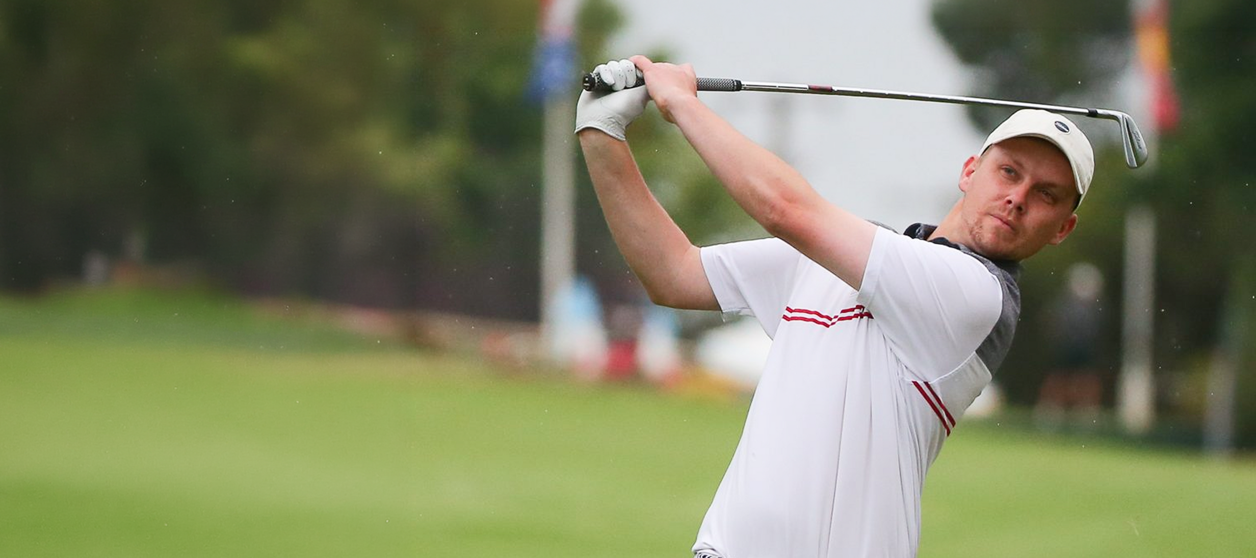 Jordan Widdicombe playing golf