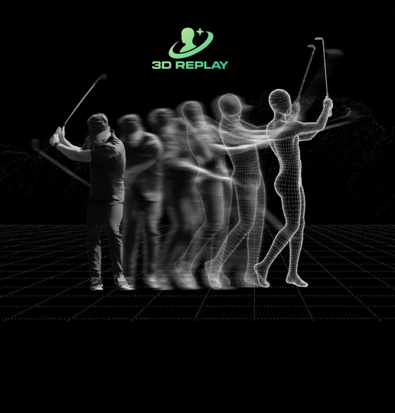 3D Replay swing reconstruction sequence