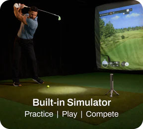 Built-in golf simulator