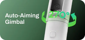 270-degree auto-aiming gimbal