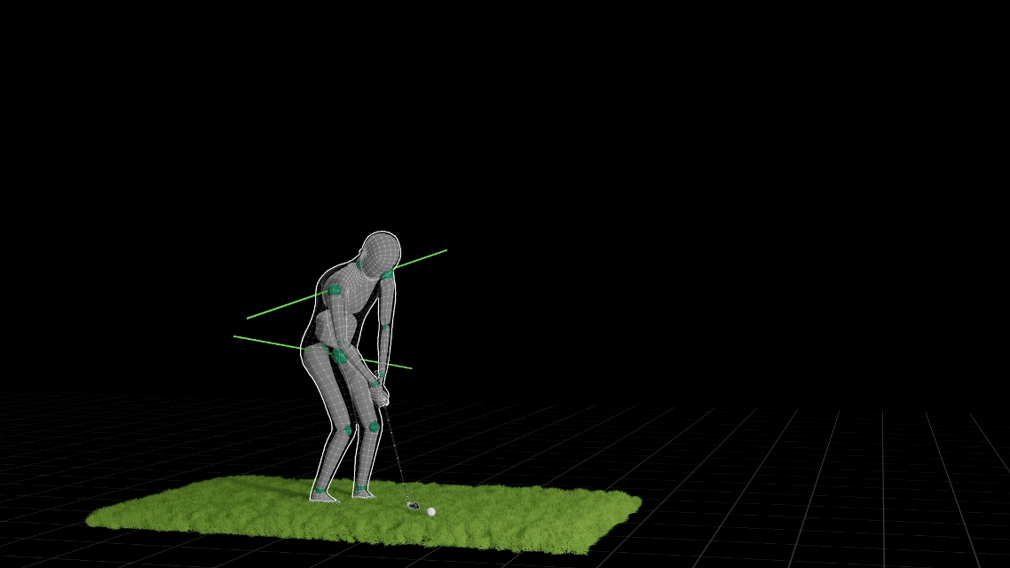 NeoPace 3D Replay tracks body, club and ball