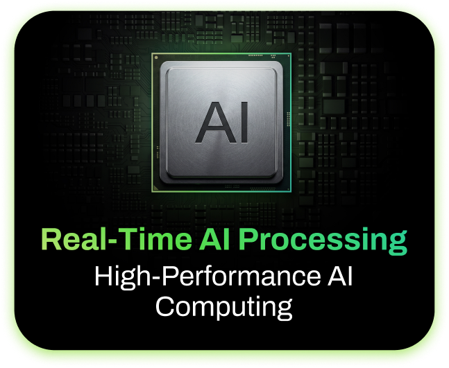 Real-Time AI Processing with high-performance AI computing
